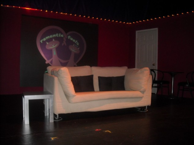 The set of "Romantic Fools". Sometimes the simplest plan just works.