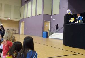 The audience was really into it.